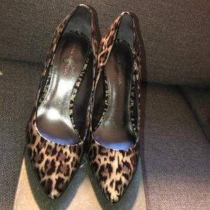 Via Spiga Leopard print heels